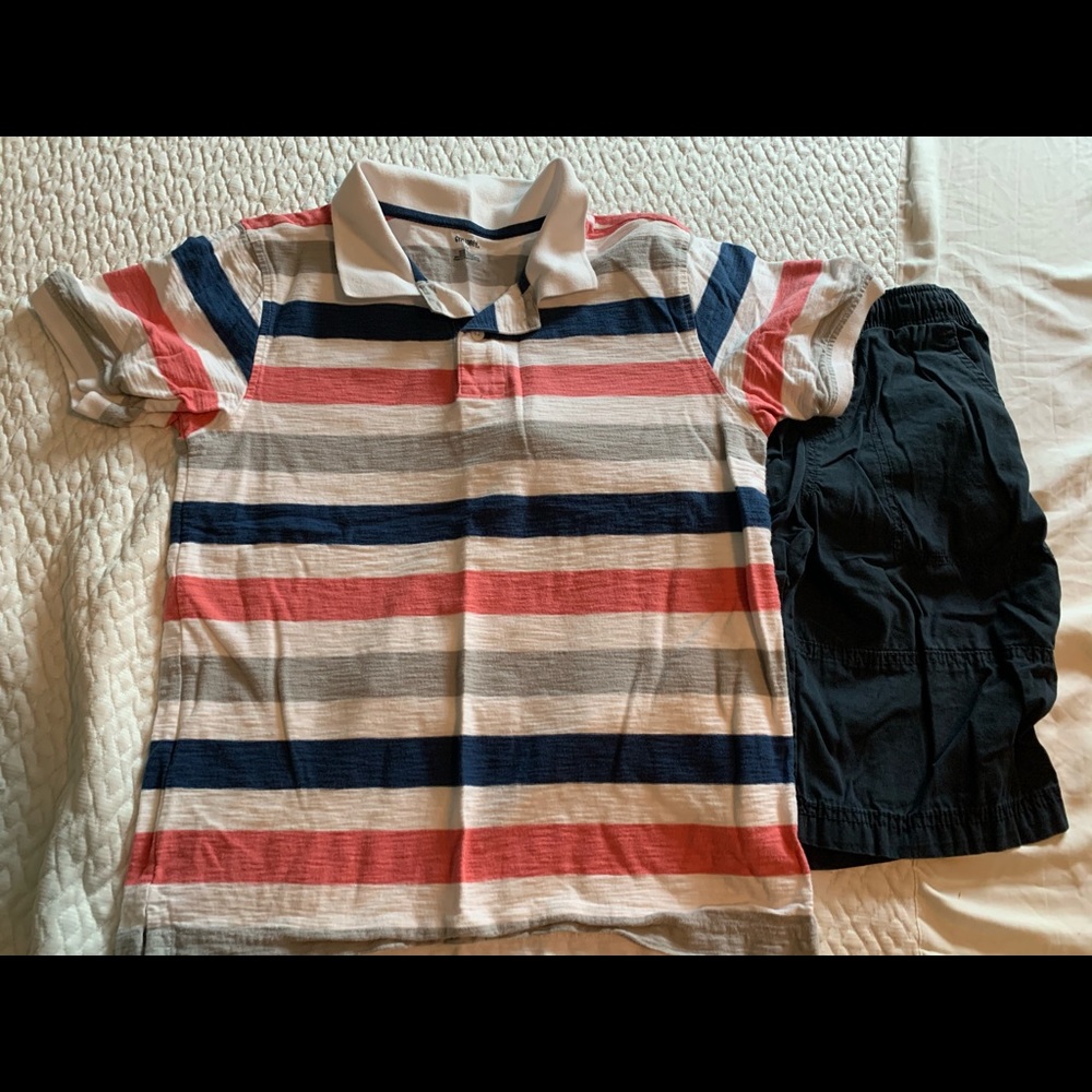 Gymboree polo and Circo shorts size 12